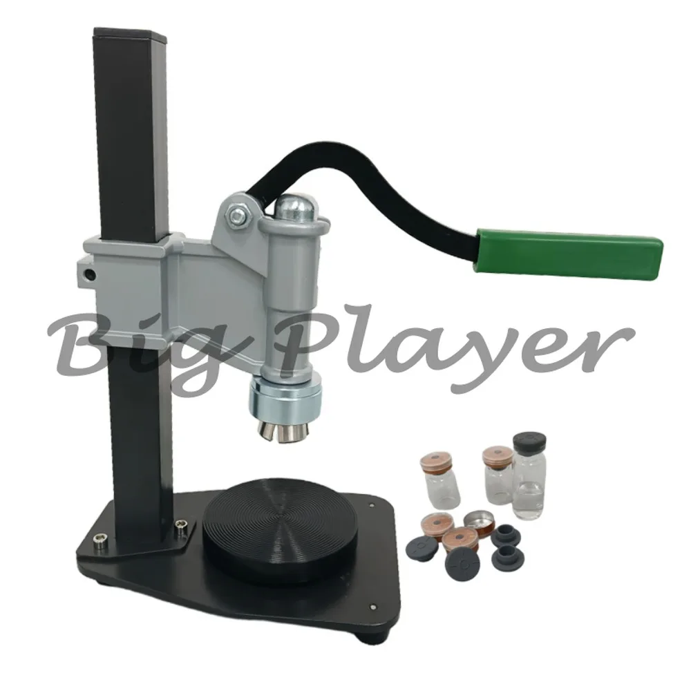 Mini bottle crimping machine 13mm and 20mm manual bottle sealing machine translation cap manual sealing plastic material