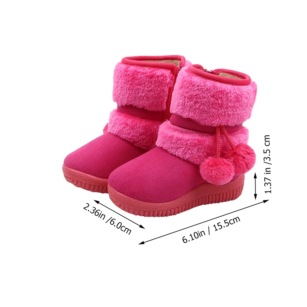 1 par de zapatos de nieve para bebé, Material de alta calidad, fondo suave, cómodos y cálidos zapatos de invierno para niños pequeños, botas para bebé