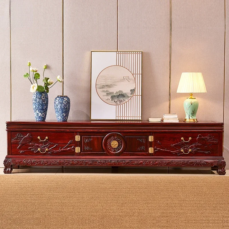 Mahogany TV cabinet Broadleaved Dalbergia Indonesian black rosewood