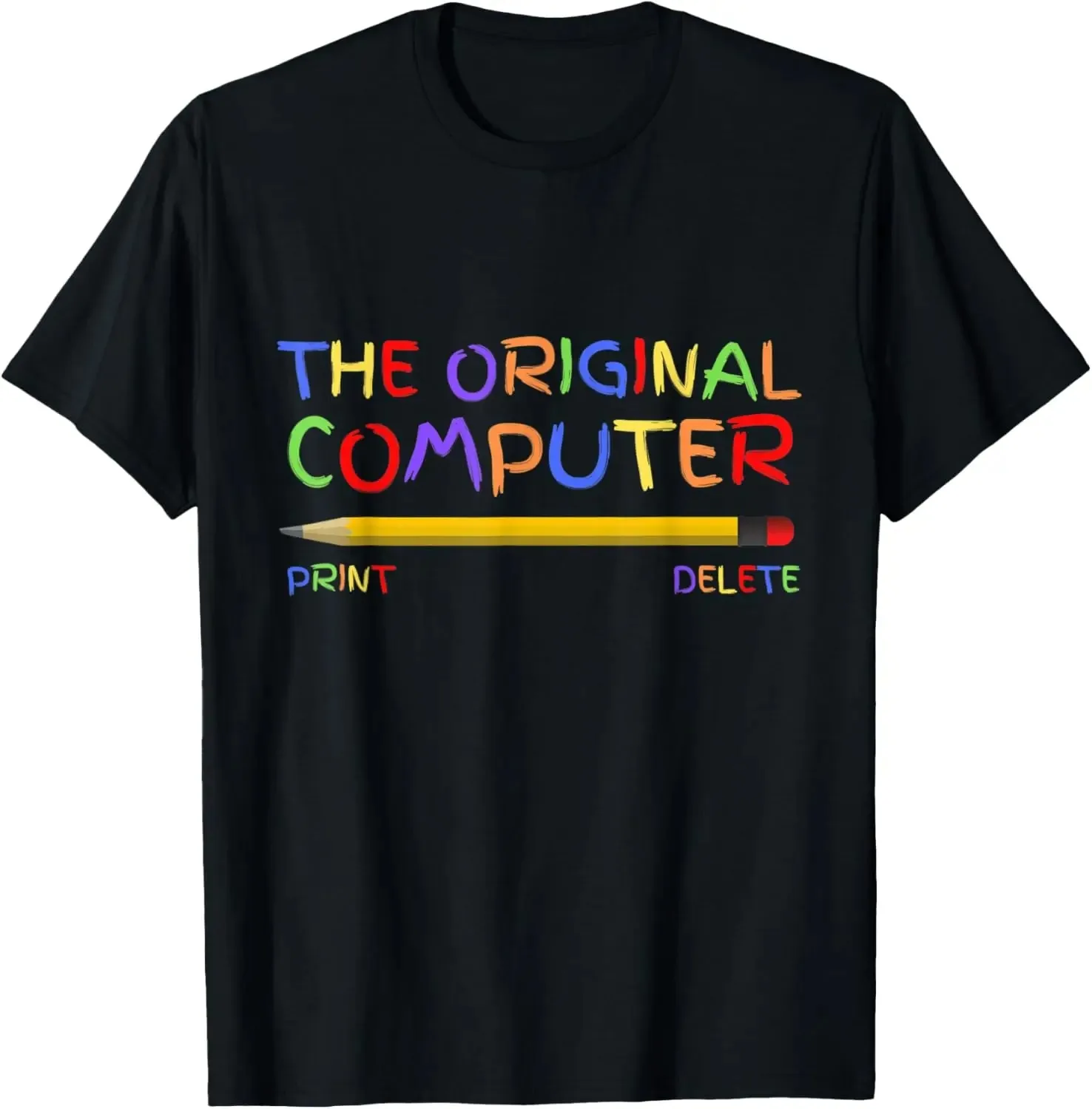 Das Original Computer Lustiges sarkastisches Programmierer Bleistift Geschenk T-Shirt Individuell bedruckte Grafik-T-Shirts Herrenbekleidung Camiseta