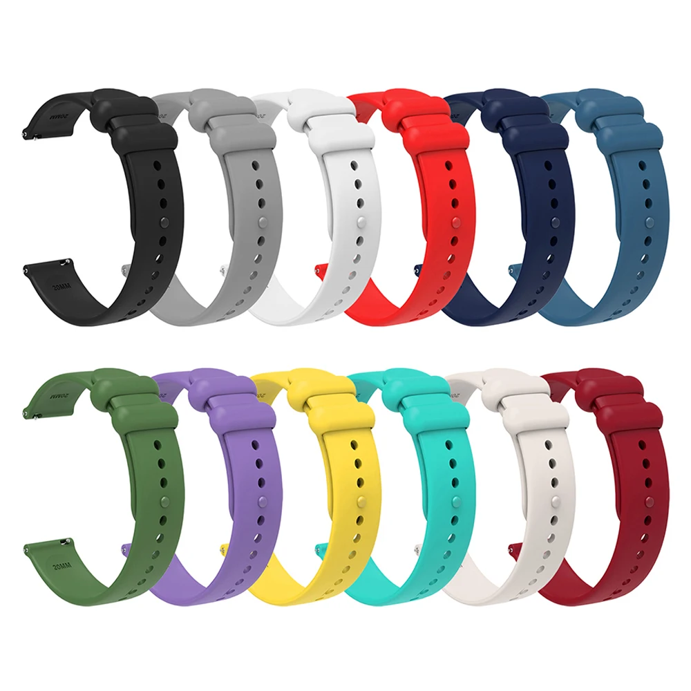 22 20mm Silicone Strap For HUAWEI WATCH GT 4 Pro 46mm Band GT 3 2 42mm HONOR Magic Watch 4 GS 3 Pro ES Replacement Bracelet Belt