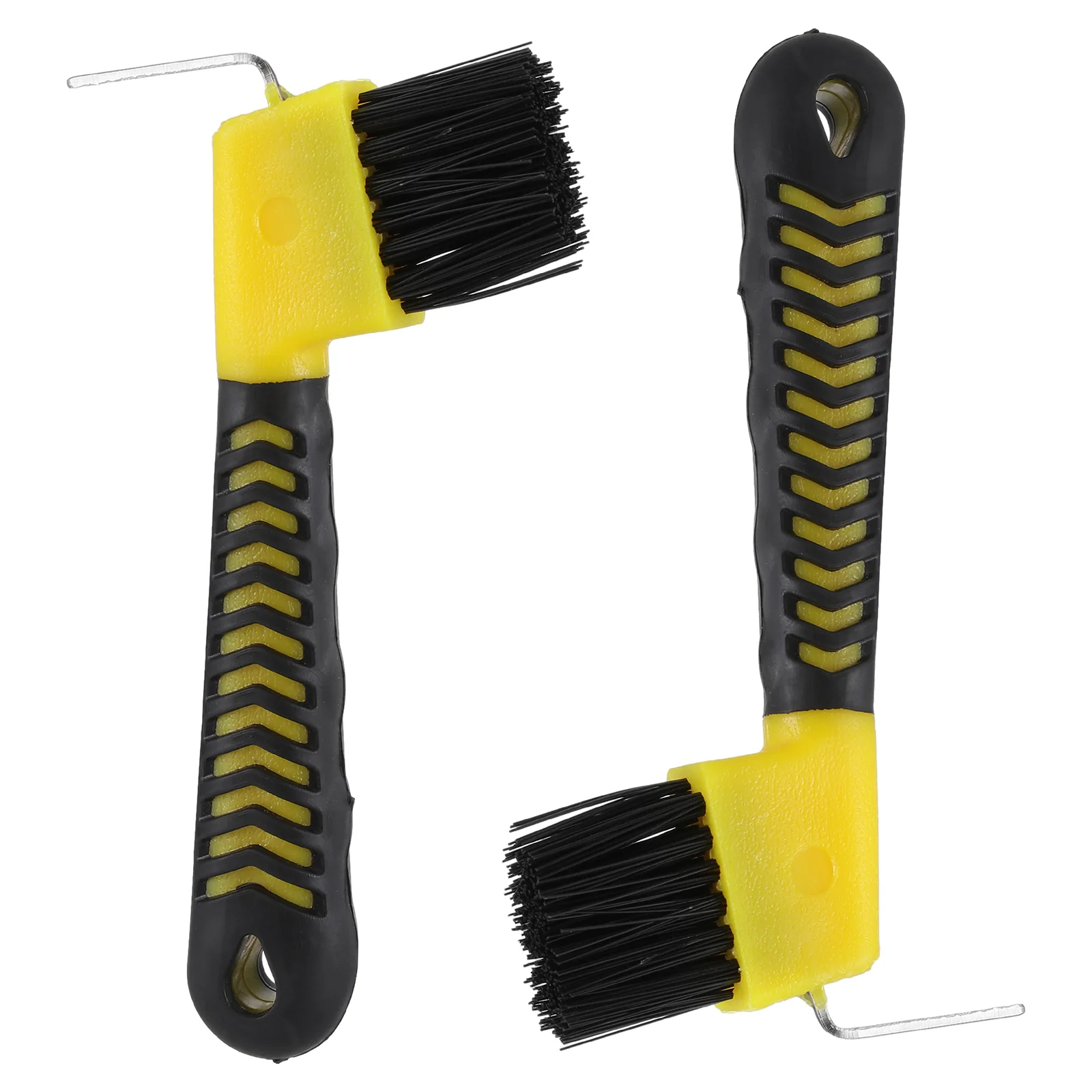 2 PCS Clean Horseshoe Brush Equestrian Hoof Grooming Tools Pp Stuff for Real Cleaner