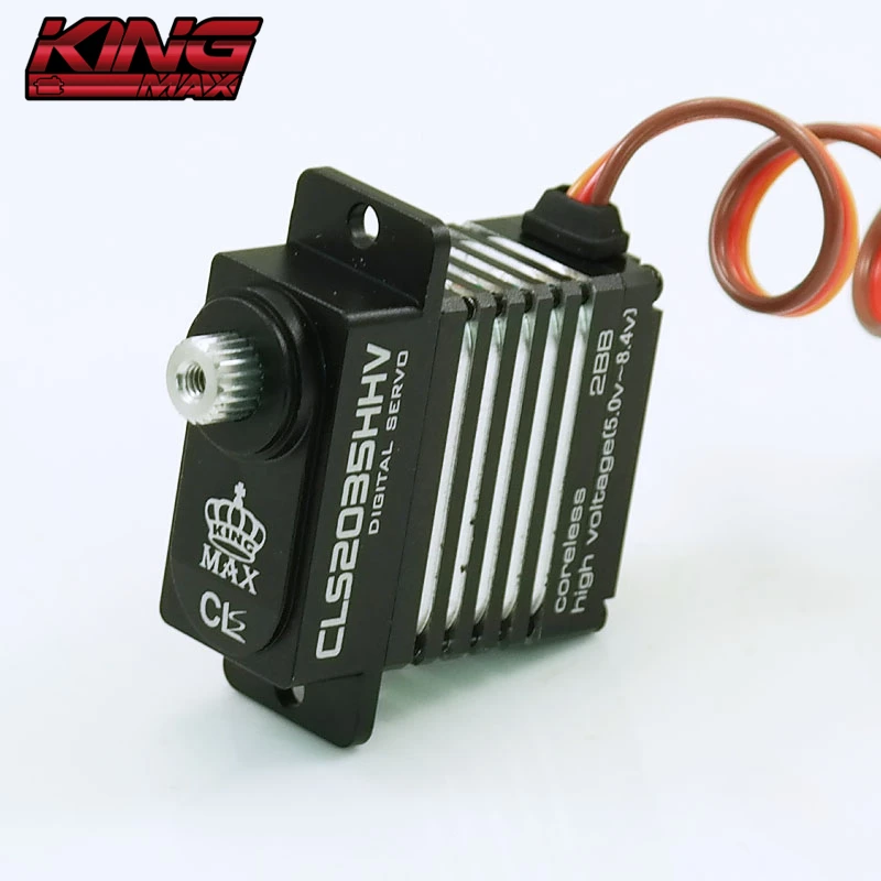 KINGMAX CLS2035HHV 20g 5.5kg.cm@7.4V Metal Gears Digital Mini Servo for 450 Class Helicopter Swashplate