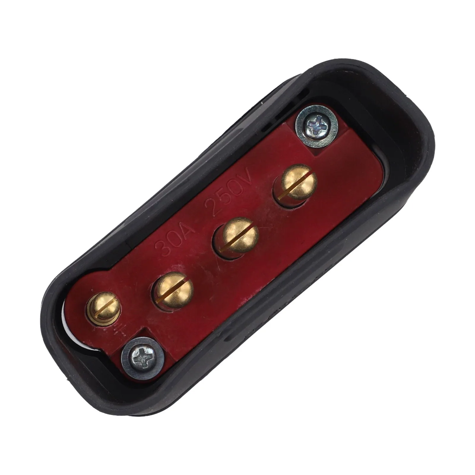30A 250V AC Connector Battery Charger Socket for Forklift Machines and Sightseeing Vehicles with Dust and Water Resistance