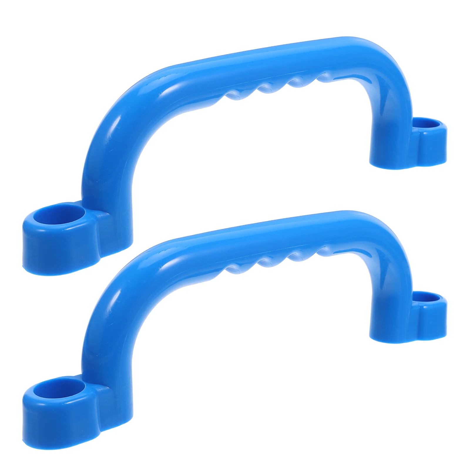 Maniglie di sicurezza per parco giochi per bambini da 2 pezzi, barre di sostegno in plastica liscia per telaio da arrampicata, set di altalene, attrezzature da gioco all'aperto, mano per bambini
