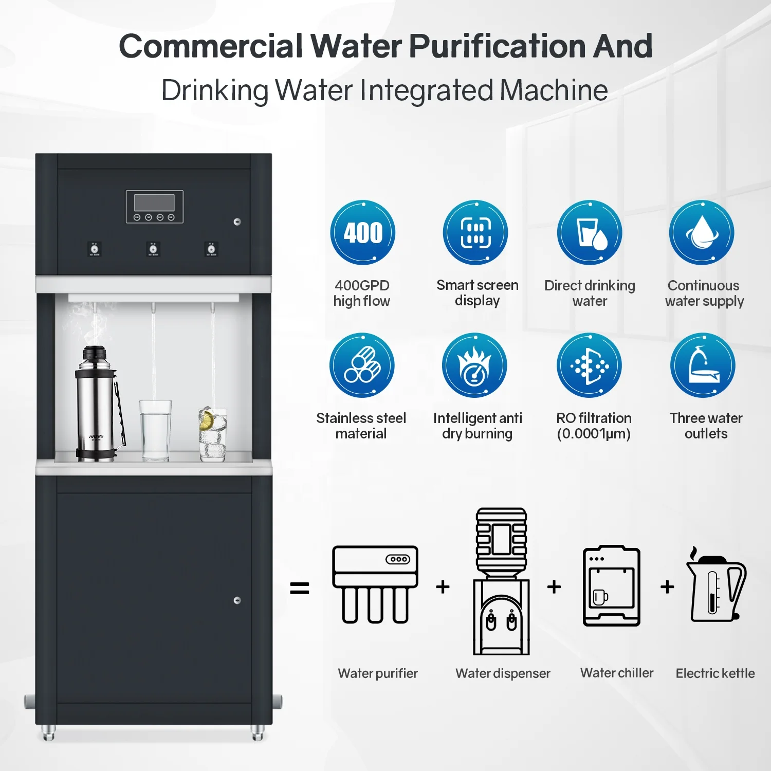 China Factory Direct Sale Reverse Osmosis Drinking Water Filter Commercial RO System Water Purification