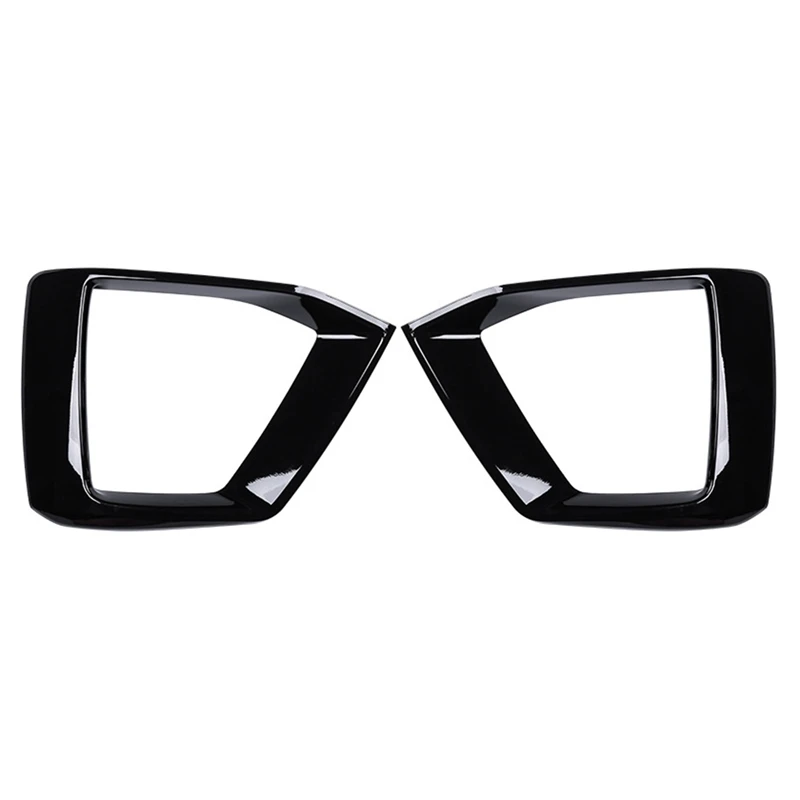 

2PCS Car Front Bumper Fog Light Lamp Black Trim Cover Frame Lid Cap Hood For A5 S5 2020 2021 2022