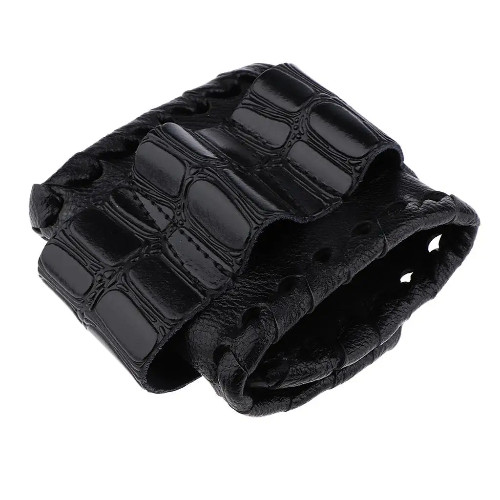 

Hair Cutting Scissors Pouch Magnetic Leather Shears Holder Salon Accessories for Hair Stylist and Barber Tools