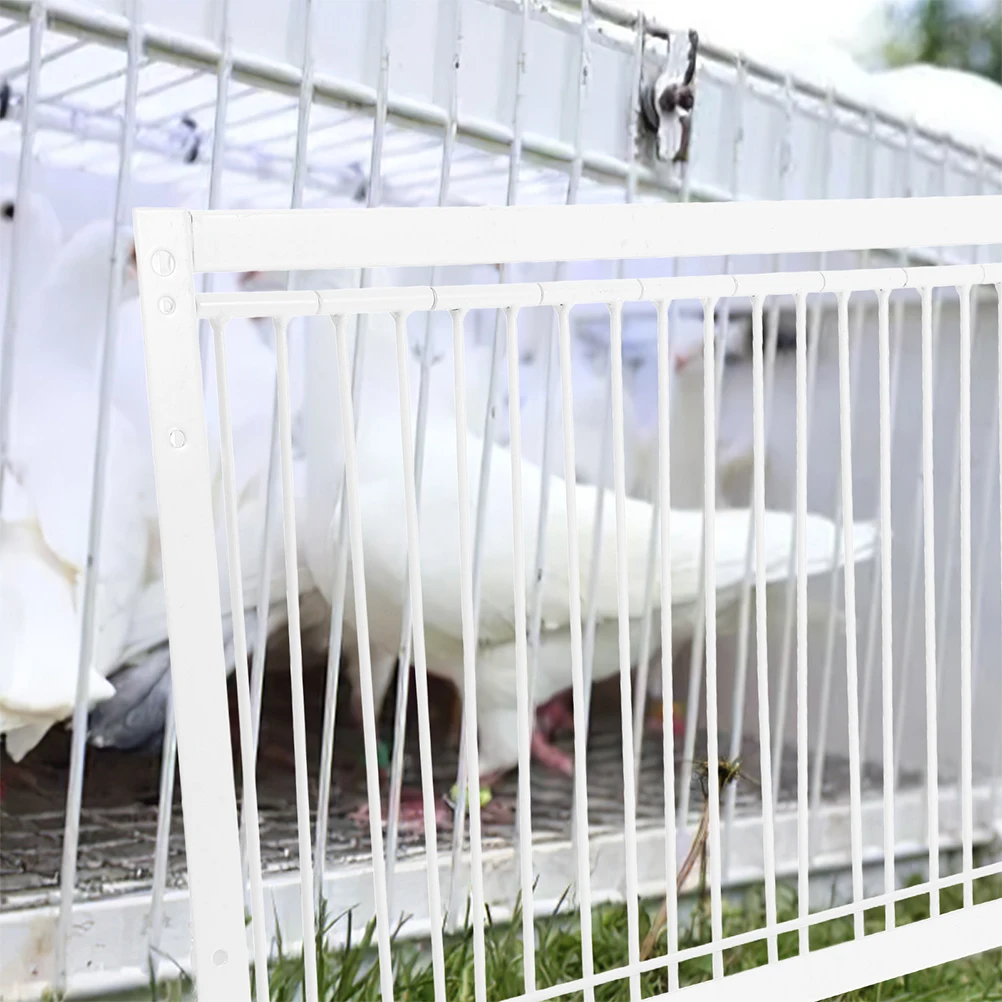 

Pigeon Entrance Door 11.79 Inch Stainless Steel One Way Trap for Chicken Coop Bird Loft Cage Breeding Accessories