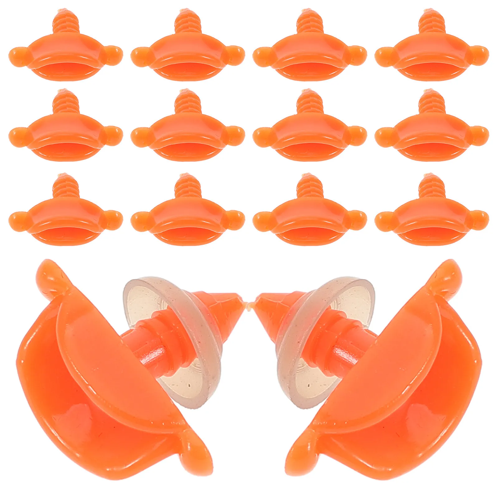 50 Peças de Acessórios para Artesanato: Bicos Pequenos com Efeito de Dente para Decoração de Patos e Projetos DIY