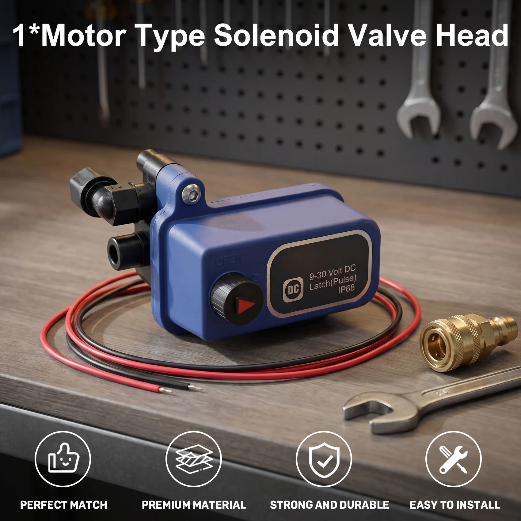 TFORU-Pulse Motor Type Solenoid Valve Head Emote Control Switch Pulse Solenoid Valve Head