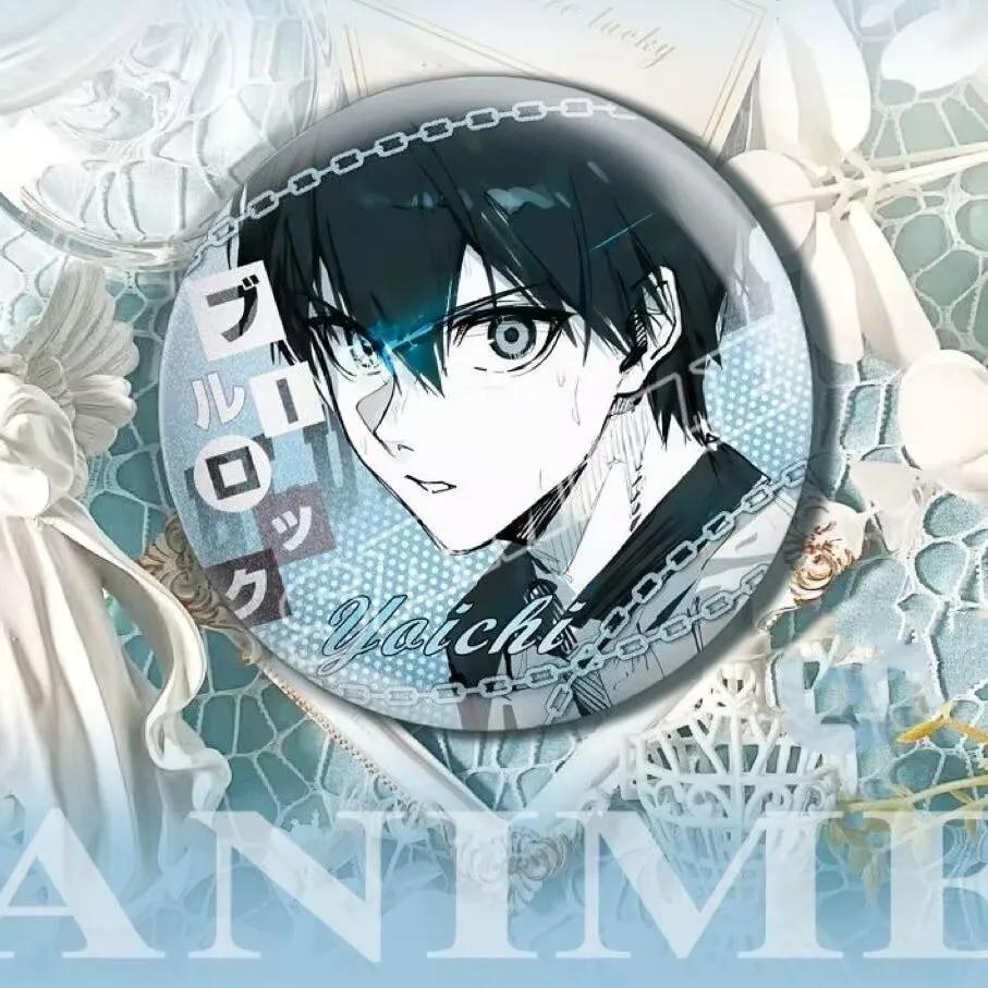 The "Blue Prison" peripheral badge and the "Bee Joy Return, Imperial Shadow, Thousand Pieces" doujin peripheral tinplate badge