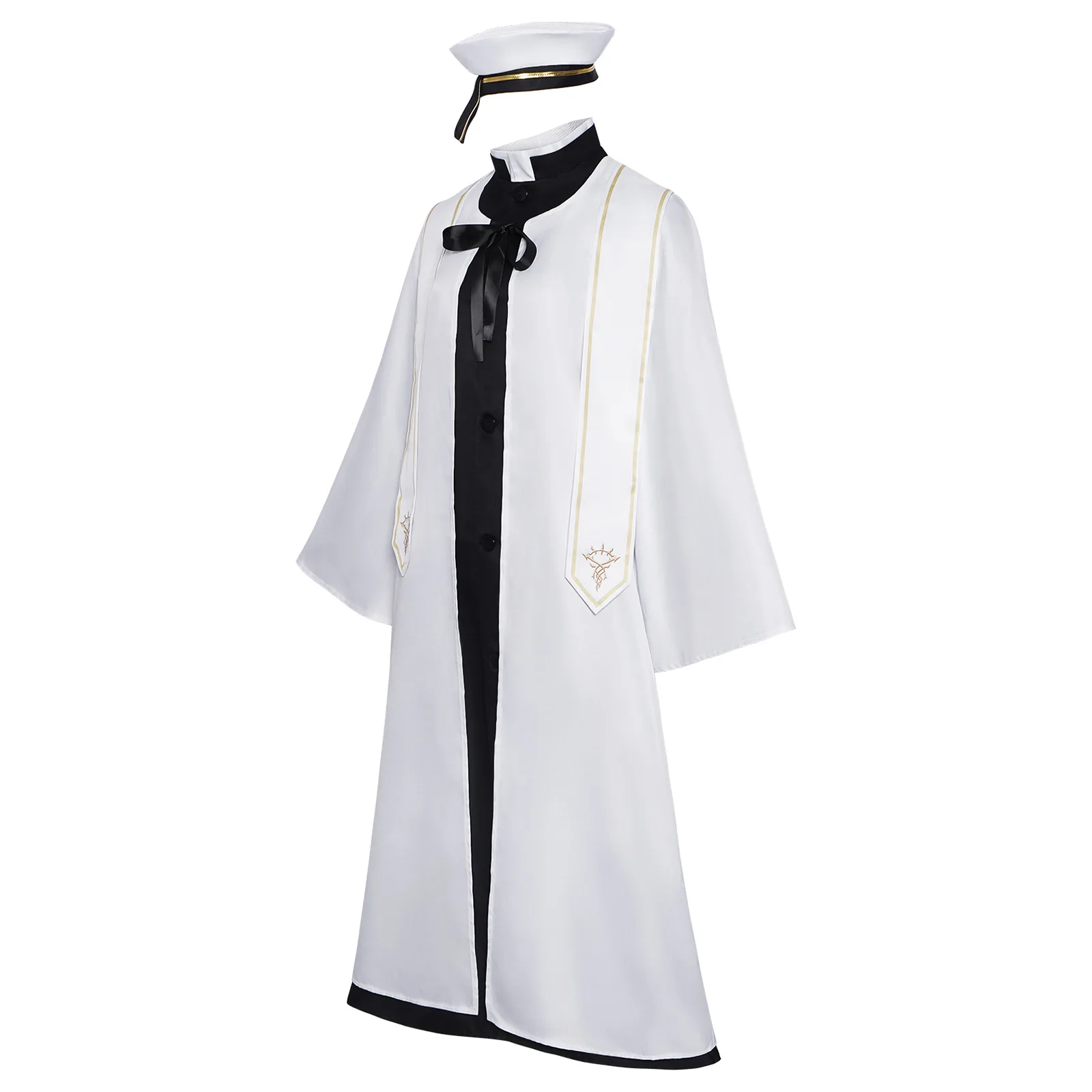 2026 جديد سيد الألغاز أنيمي كذبة تأثيري ازياء ل الجوقة البيضاء تأثيري حلي هالوين عيد الميلاد كرنفال البدلة #3