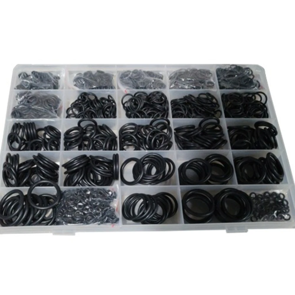 1500 قطعة صناعة السيارات طوقا الأسود النتريل المطاط O-حلقة مقاومة درجات الحرارة العالية الفلور المطاط حلقة لإحكام الإغلاق طوقا