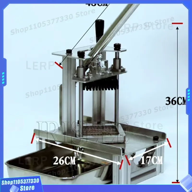 Manual Vegetable Slicer for Potatoes Tomatoes Fruit Cutter Kitchen Gadget Household Food Chopper Commercial Grade Tool