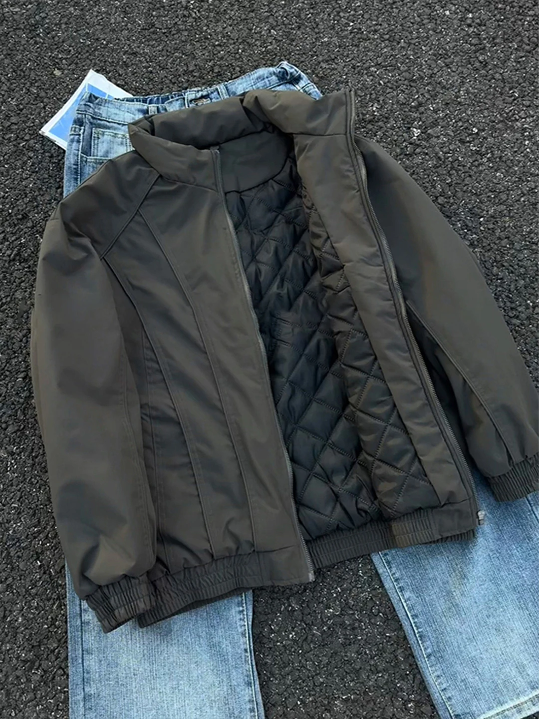 

Женское зимнее хлопковое пальто с воротником-стойкой и воротником-стойкой, мужское функциональное теплое пальто в американском стиле