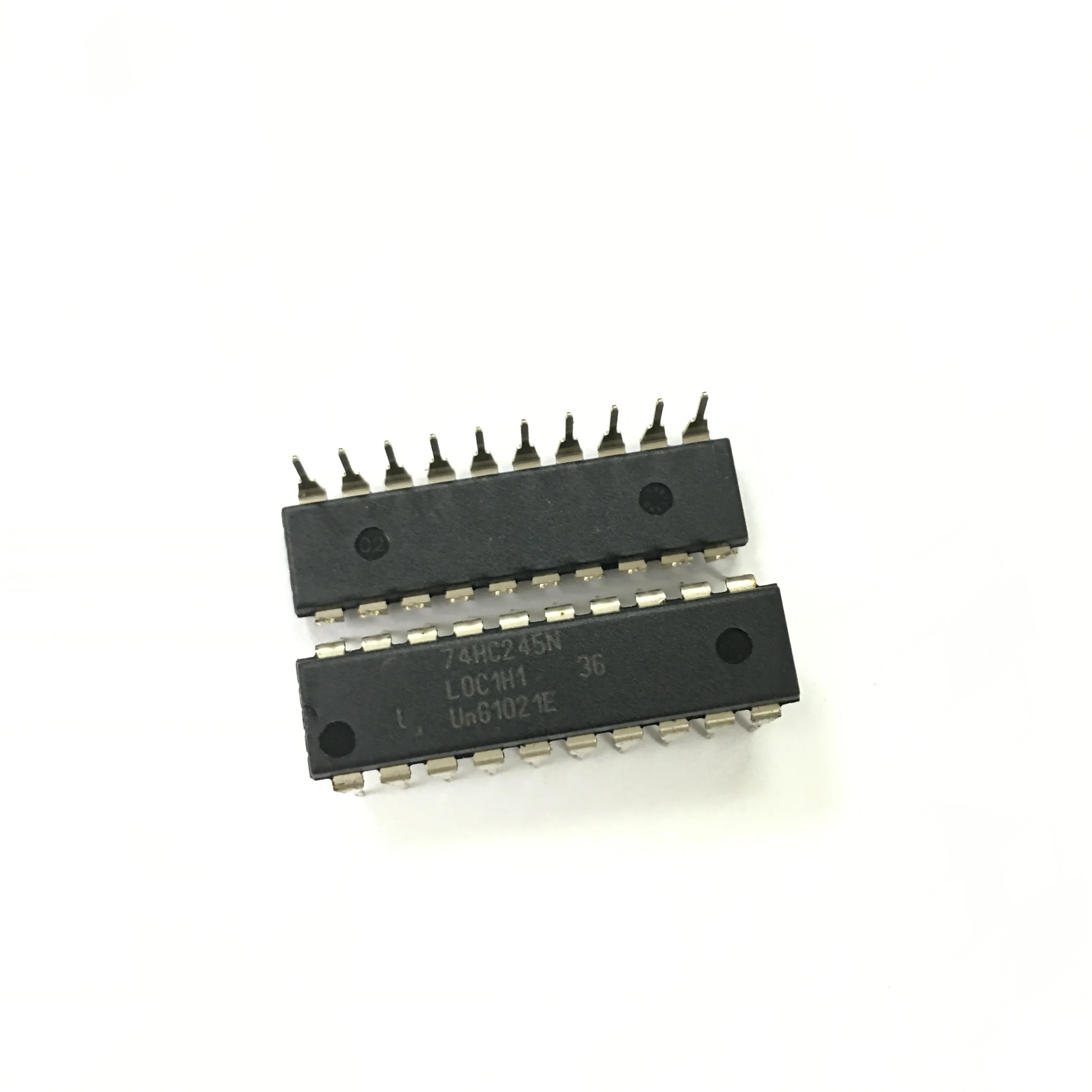 Transceptor de Bus de 3 Estados 74Hc245n, serie Hc/Uh, 1-Func, 8 bits, salida verdadera, Cmos, Pdip20 nuevo y Original en Stock