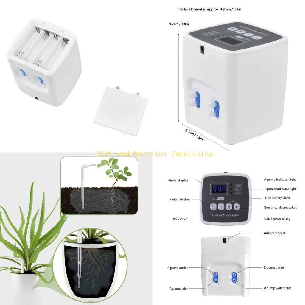 

L9NB LCD Display Electronic Garden Watering Timer Automatic Irrigation Controller Intelligence Valves Water Control Device