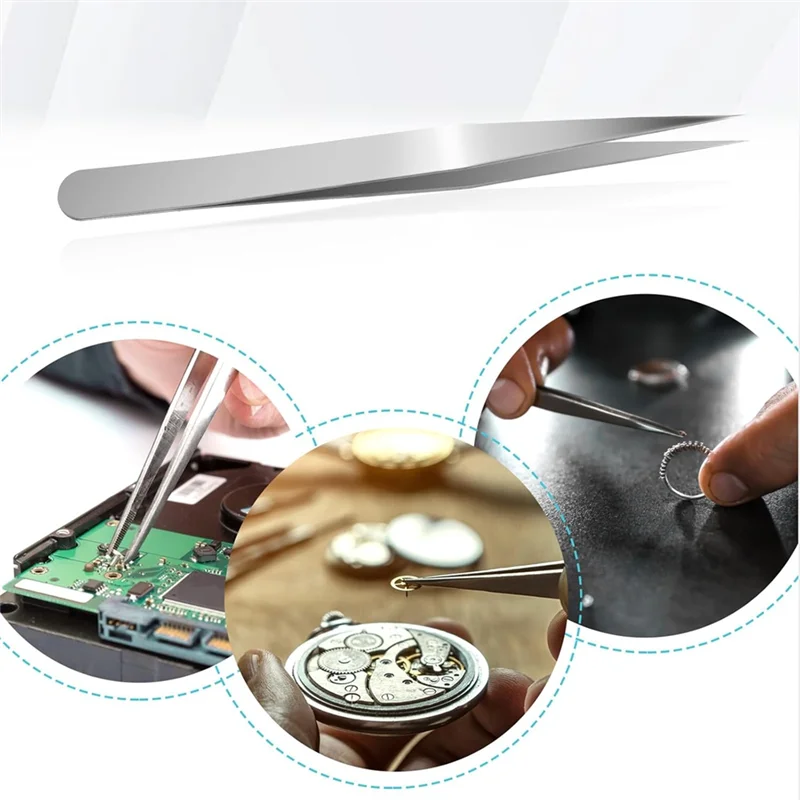 

6PCS Micro-Type Watchmaker Screwdriver 0.8-1.4Mm Precision Screwdriver With Tweezer For Eyeglasses Jewelry Repair-T48C