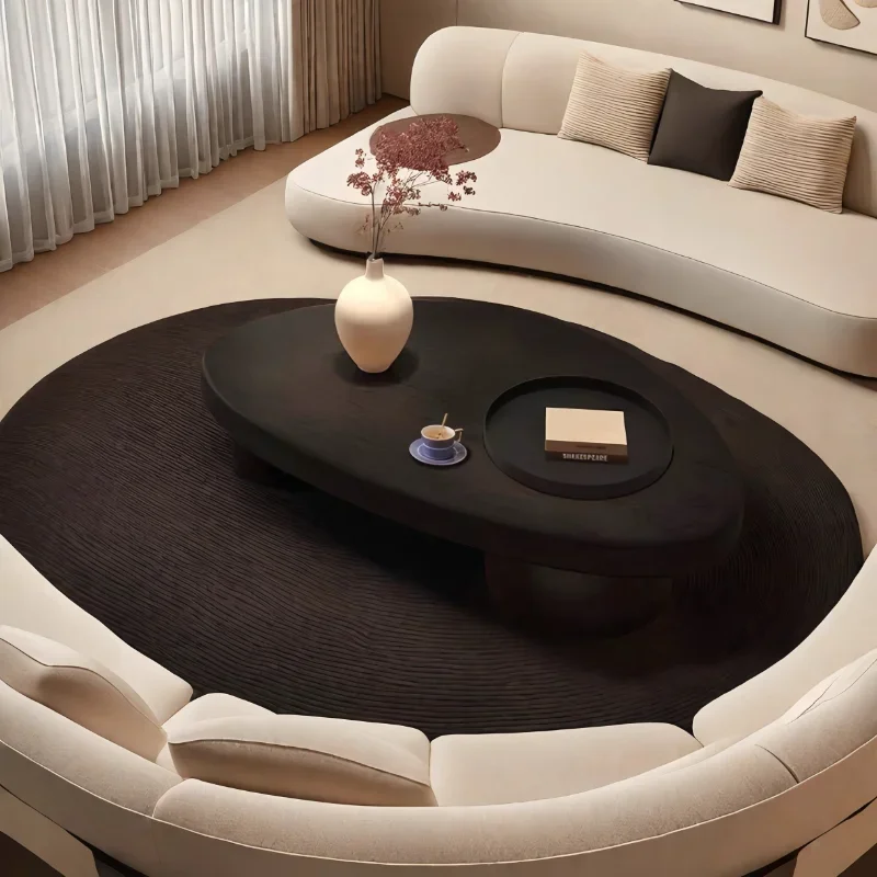 Portable Design Coffee Table Modern Japandi Nordic Decor Coffee Table Japanese Storage Meubles Maison Living Room Furniture