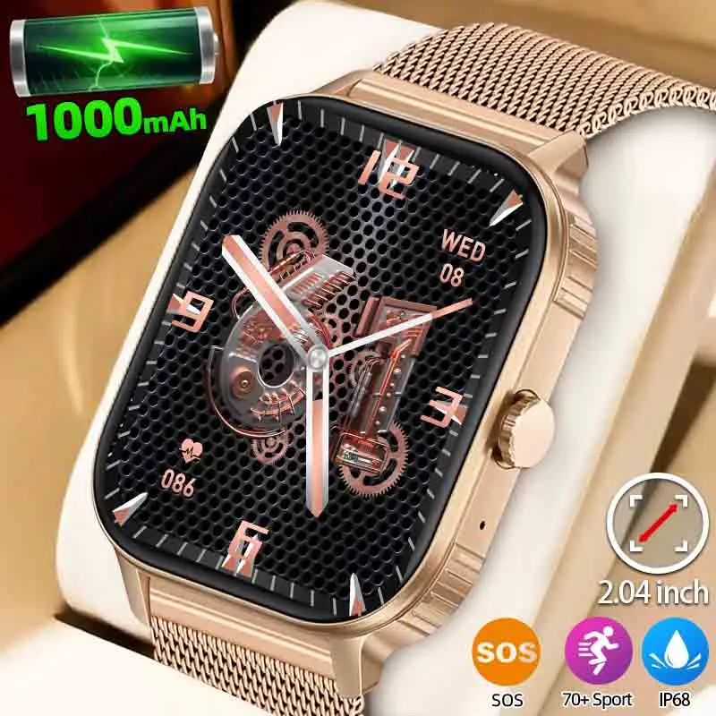 

LIGE 1000mAh Battery Smart Watch Women Sports Fitness Bluetooth Call Heart Rate Sleep Health Monitor Waterproof Smartwatch Men