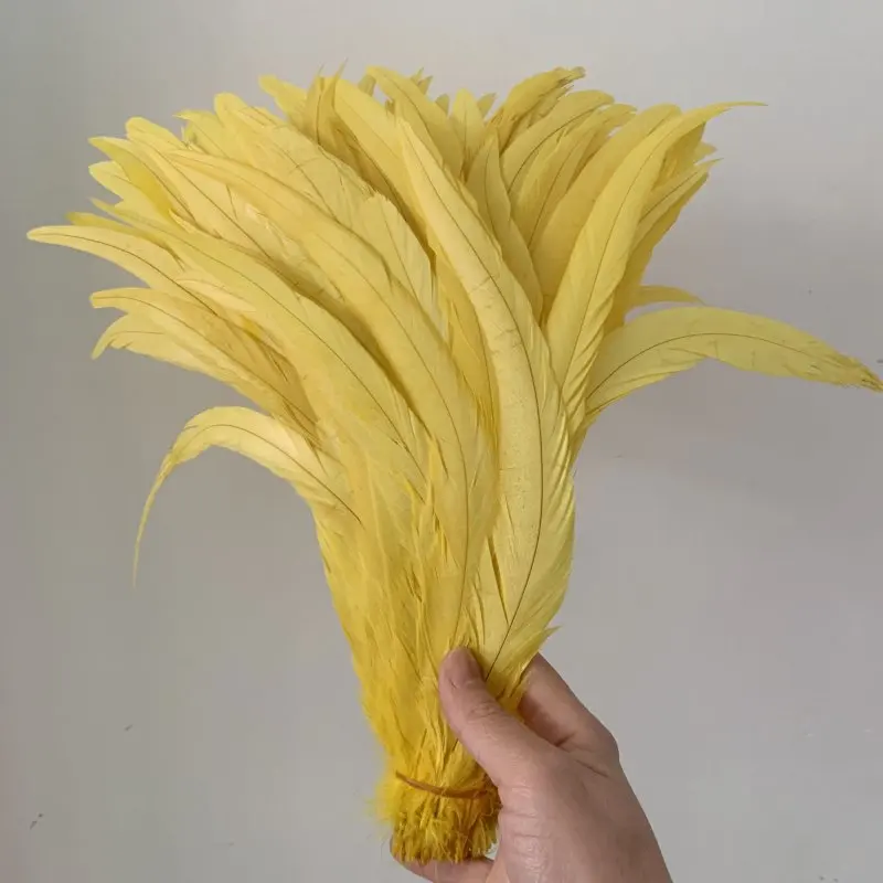 Hahnenschwanzfeder, 100 Stück, Rot, Schwarz, alle Größen, DIY-Feder, Kleidung, Schmuck, Accessoires, Hochzeitszubehör, Leistung erforderlich – Detail 9