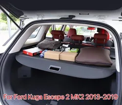 Trunk Curtain Mat for Ford Kuga Escape 2 MK2 2013 2014 2015 2016 2017 2018 2019 Accessorie Rear Curtain Retractable Anti-peeping