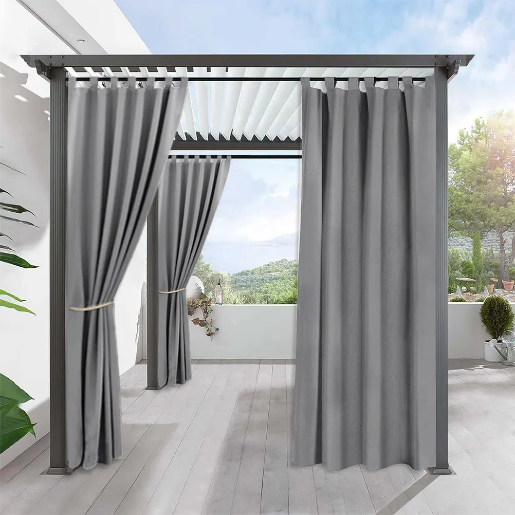 Blackout Curtains Bedroom Grommet Thermal Insulated Heat Insulation Sun Protection Curtain Living Room Privacy Protector