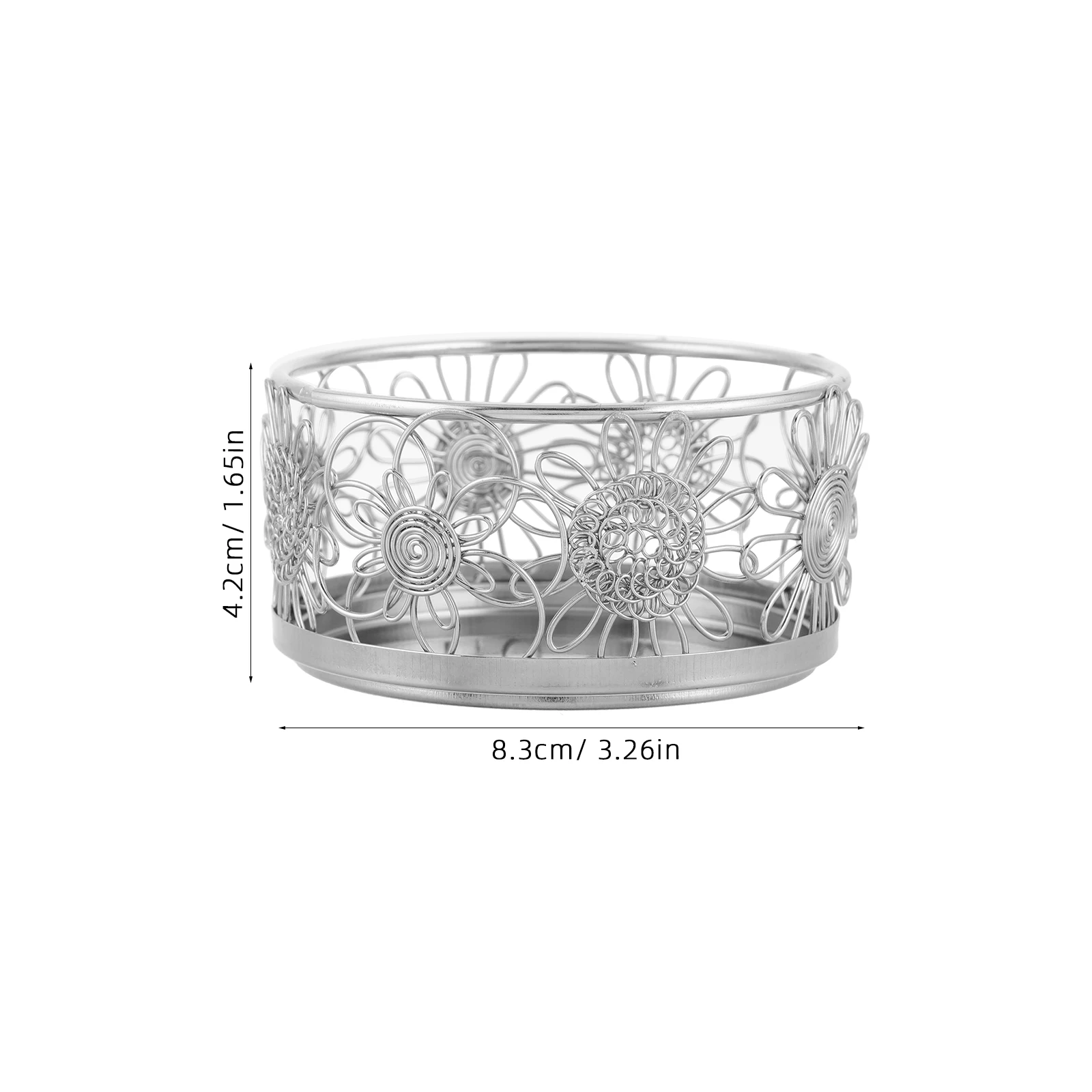 Round Stainless Steel Barrel Mini Metal Bucket for Desktop Clip Storage Office Desk Organizer Container Metal Bucket