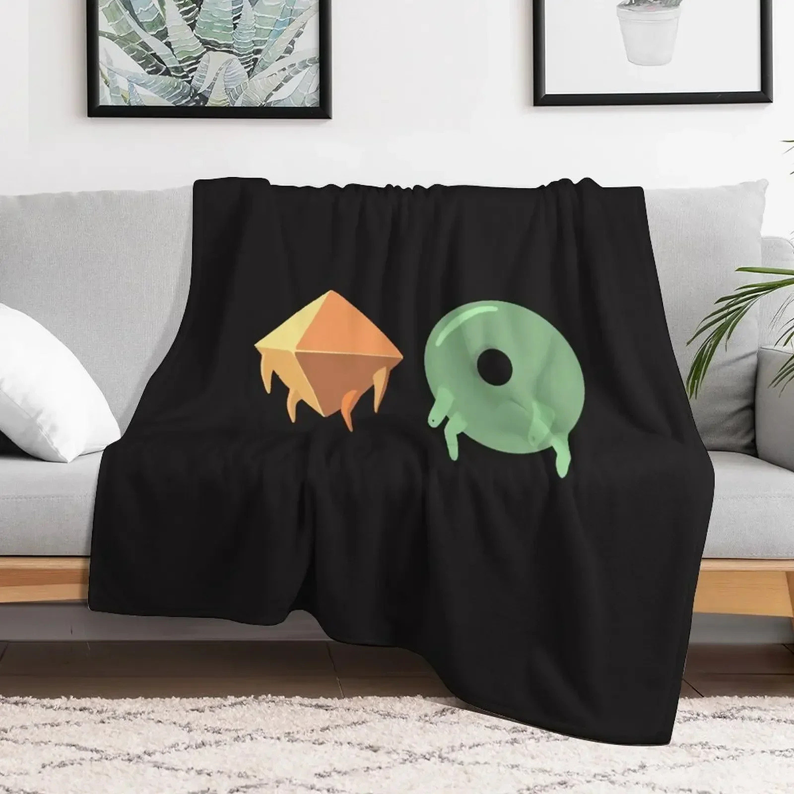 Slay The Spire Donu and Deca Sticker Throw Blanket for babies Summer Beddings Blankets