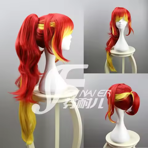 Anime Blue Exorcist women Kirigakure Shura cosplay wig Ao no Exorcist role play Kirigakure Shura long hair ponytail wig costumes