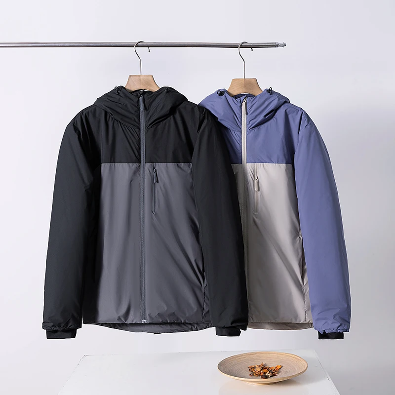 Outdoor PATA-style Autumn and Winter Men's Cycling, Sports, Fishing, Warm, Patchwork and Fashionable Hiking Cotton-padded Jacket