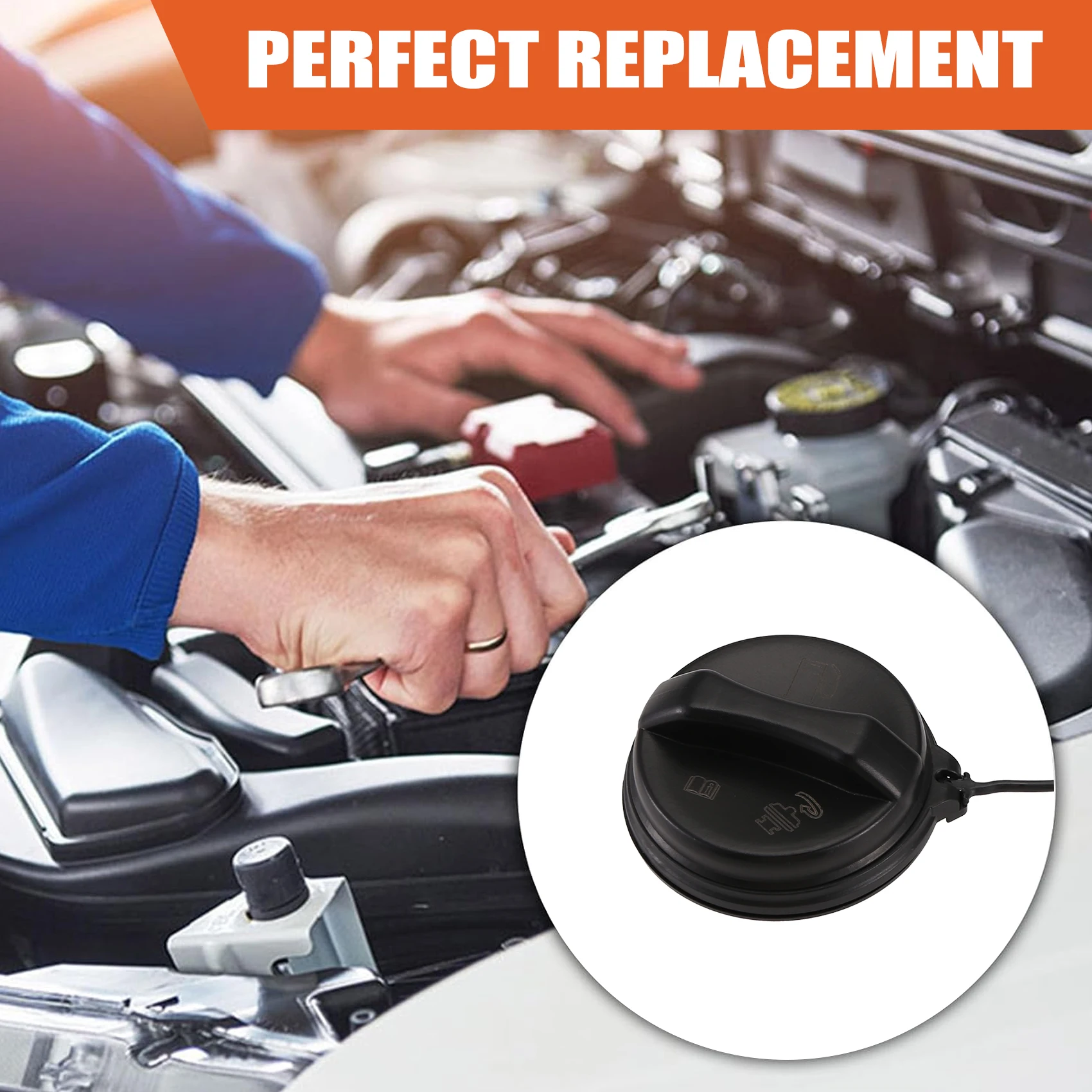 

#66H Automotive Parts & Accessories,Car Fuel Tank Cap 15794103 GT291 for Chevy Colorado Cruze Buick GMC,Black