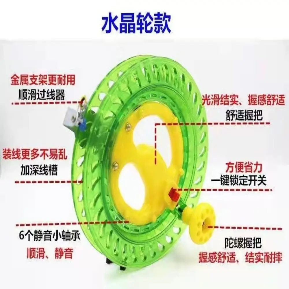 屋外ハンググライダー巻き取り機 カイトアクセサリー カイトリールワインダー カイトロールクリップ式巻き取り機 フライングハンドルツール