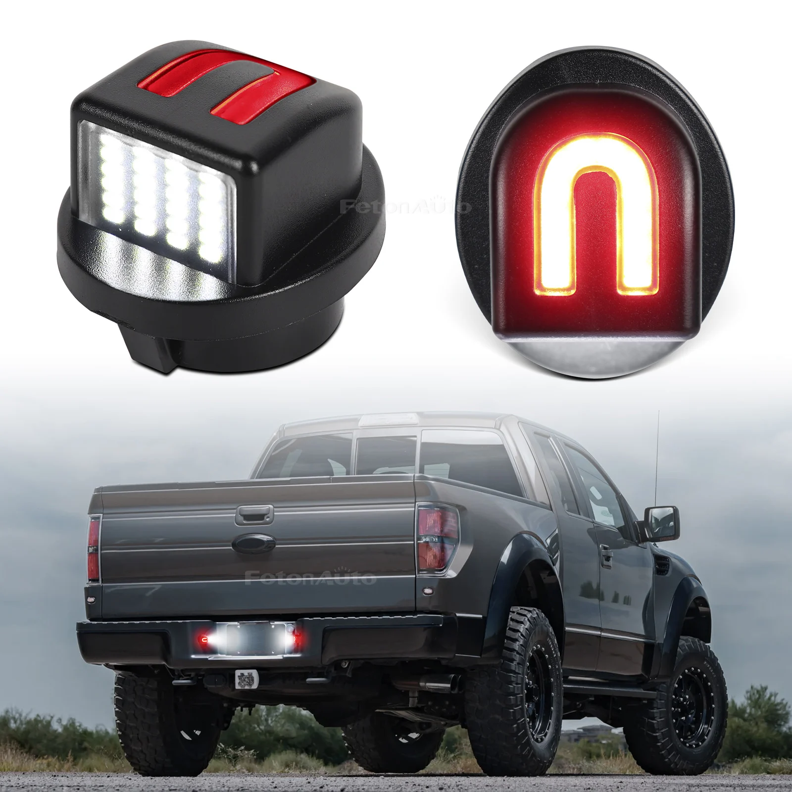 LED License Plate Light 6000K Rear Tag Lamp White For Ford F-150 F-250 F-350 Explorer Ranger Lincoln Mark LT