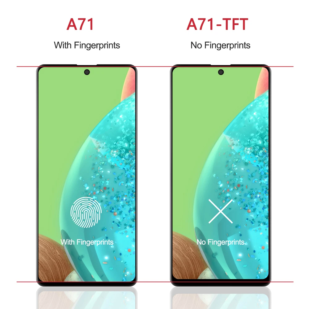 For Samsung A71 Tested A71 A715F A715 A715W A715X LCD Display Touch Screen Digitizer Assembly Replacement