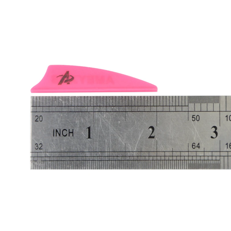 50pcs Arrow Feather ยิงธนูการล่าสัตว์ 2 นิ้วพลาสติก Feather Vanes 5 สียาง Feather Fletching DIY Arrow Arrow Vane