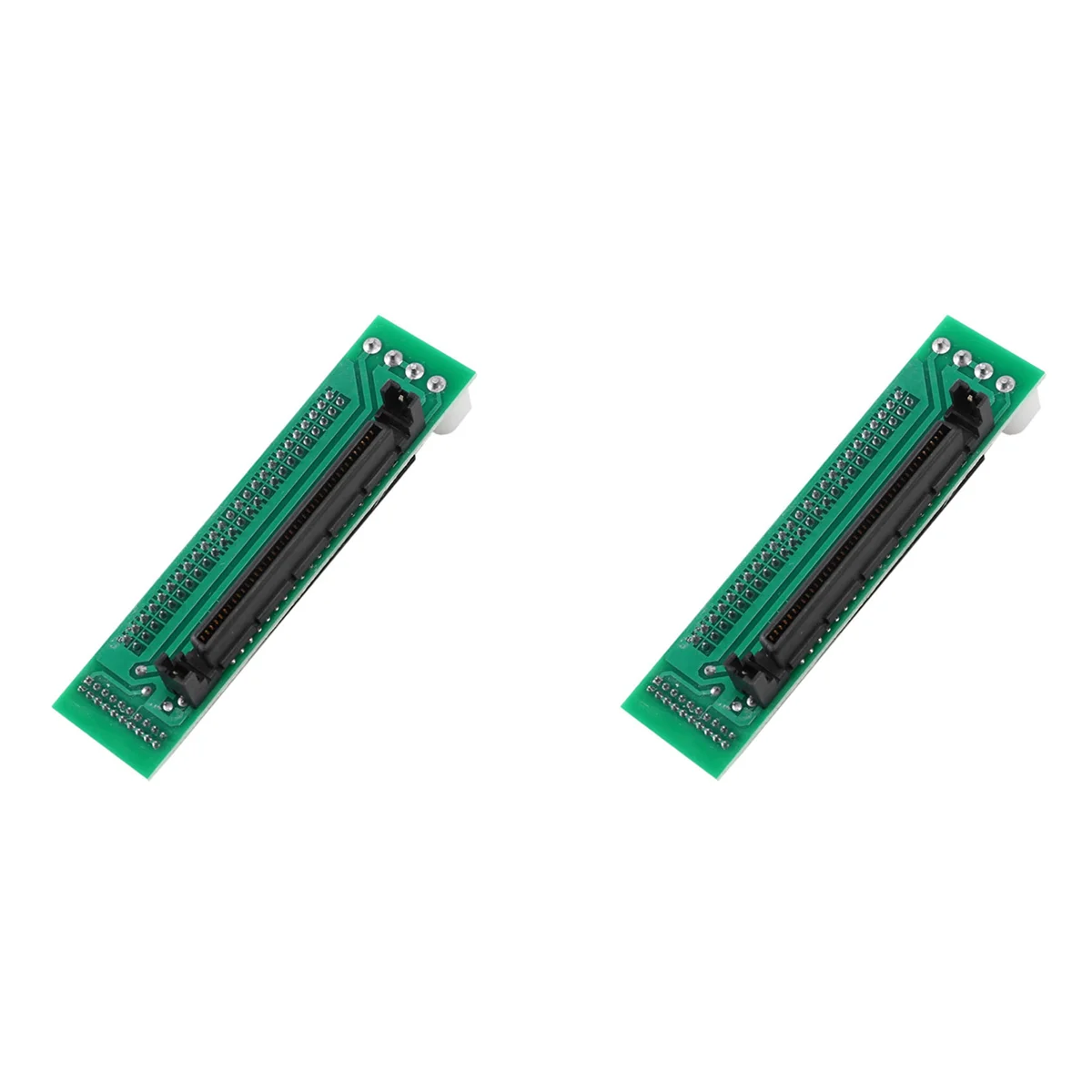 

2X SCSI SCA 80 PIN to 50 PIN Converter Card Computer Hard Drive Adapter for All U320/U160/LVD/SE