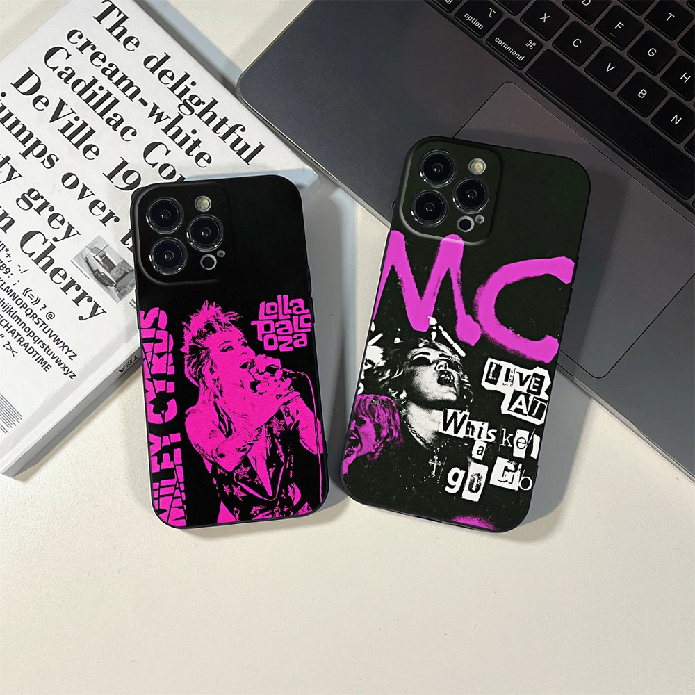 For IPhone14 Pro Miley Cyrus singer Phone Case for IPhone 11 12 13 14 Pro XR XS MAX 14 Plus SE 13 Pro Iphone Covers