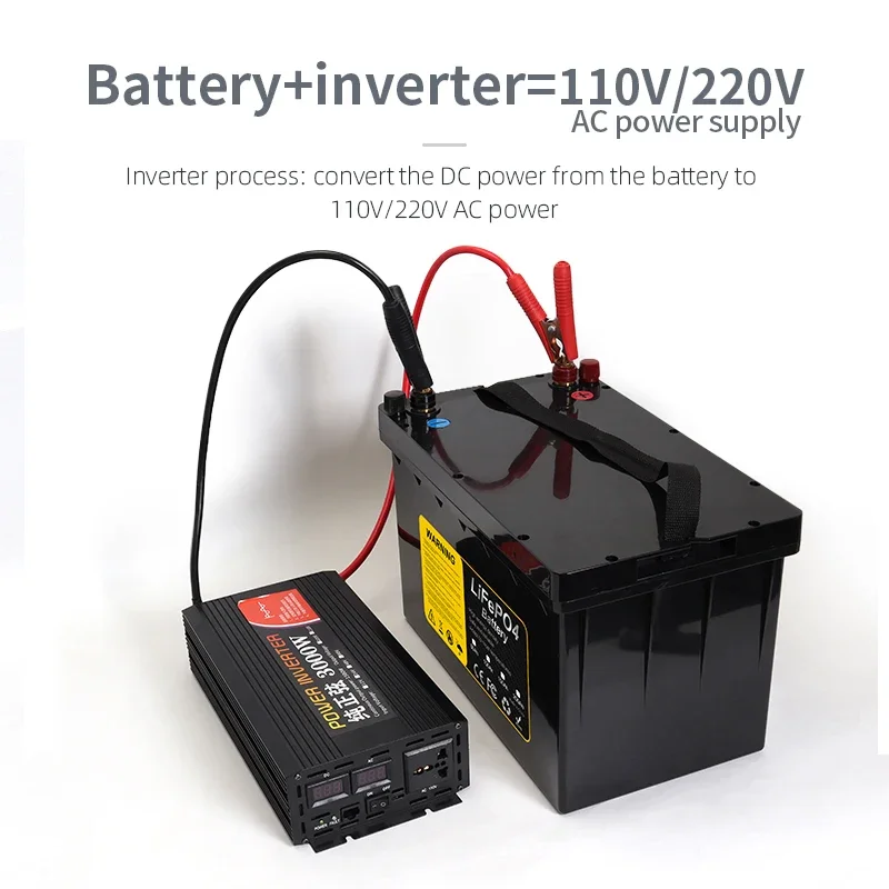 Power Bank Single 12V 200Ah LiFePO4 Battery Travelling Household Storage Battery Pack Storage Energy Electric Batterie Accu