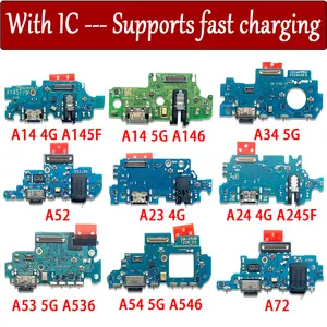 Bilashmart BackShell USB Charging Dock Plug Socket Port Connector Charge Board Flex Samsung A06 A54 A53 A72 A52 A24 A34 A23 A14 4G A33 5G A40