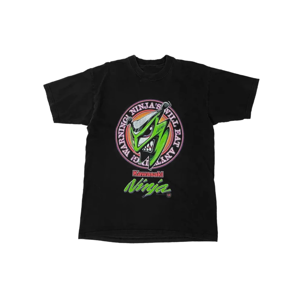 

Vintage Kawasaki Ninja 2000 T-Shirt New Outdoor Cycling Summer Classic Tee Adults Loose Exercise Off-road Motorcycle Jersey 2025