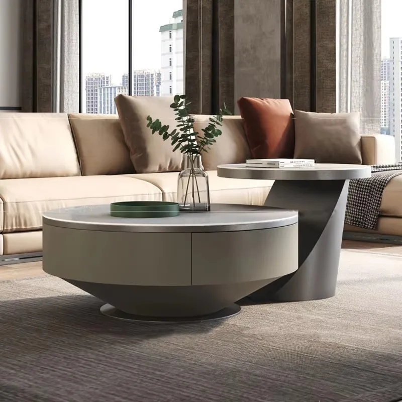 

Luxury Modern Coffee Tables Round Design Nordic Living Room Coffee Tables Minimalist Home Muebles Para El Hogar Decoration