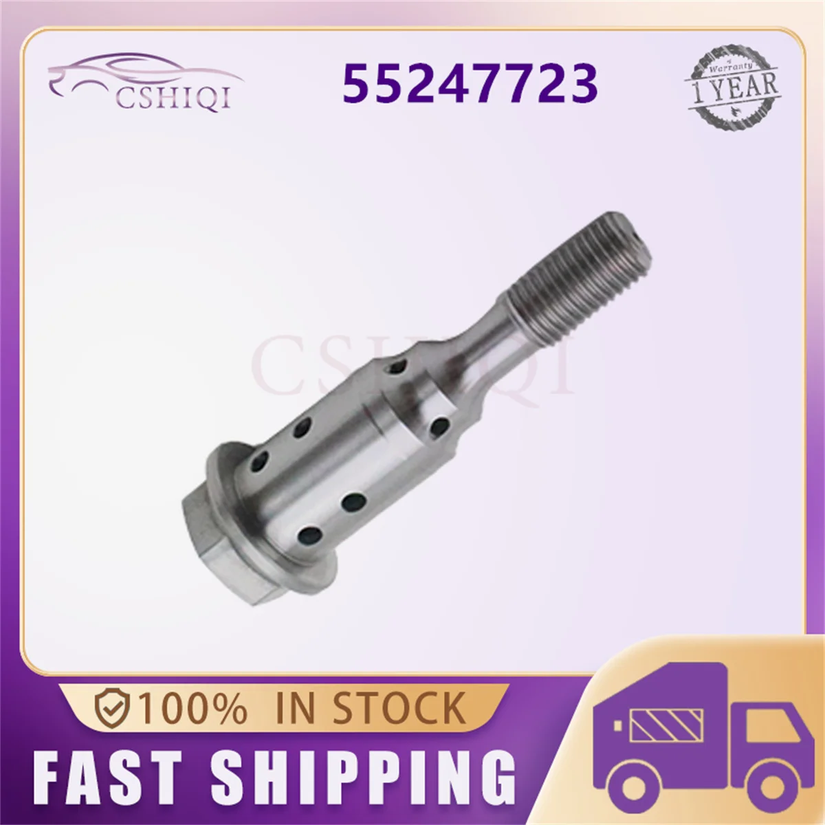 Válvula de tornillo central de componente de motor 55247723 para Fiat Toro 1,8 2016 Jeep JEEP Ram 1000 1.8L 16V accesorios de coche al por mayor
