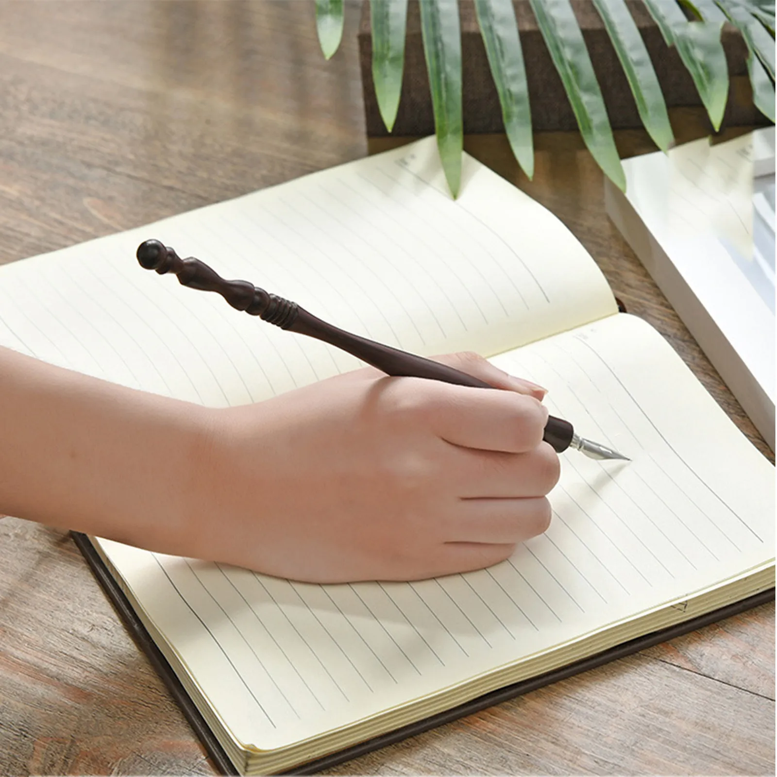 

Fountain Pen Holder Handmade Wooden Oblique Calligraphy Tool Perfect for Lettering Sketching Poster Making Great Gift Idea