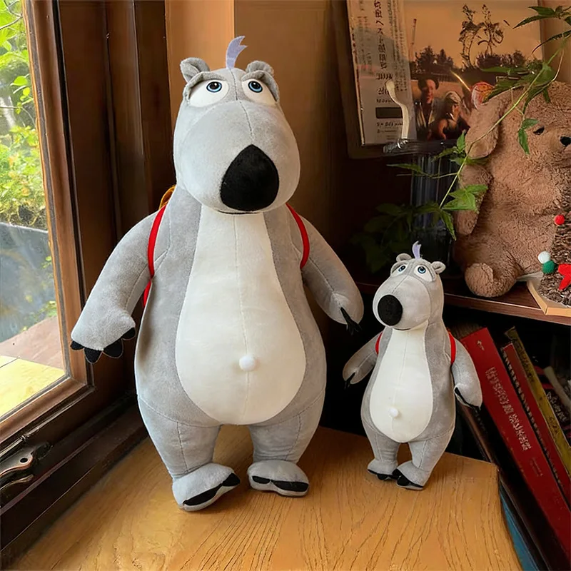 

New Large Size 40/80cm Funny Backpack Unlucky Bear Plush Doll Cartoon Doll Pillow Children's Gift Room Decoration