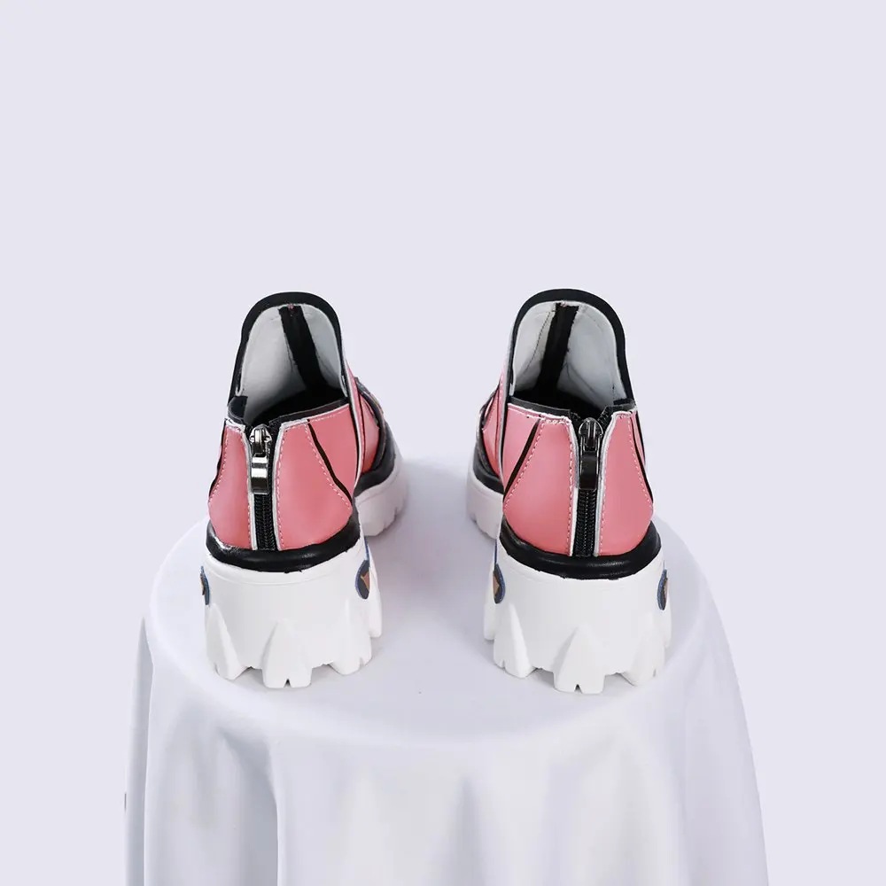 Genshin Impact Varesa Cosplay Schoenen Vrouwen Comic PU Lederen Laarzen voor Halloween Carnaval Party Kerst Aangepast