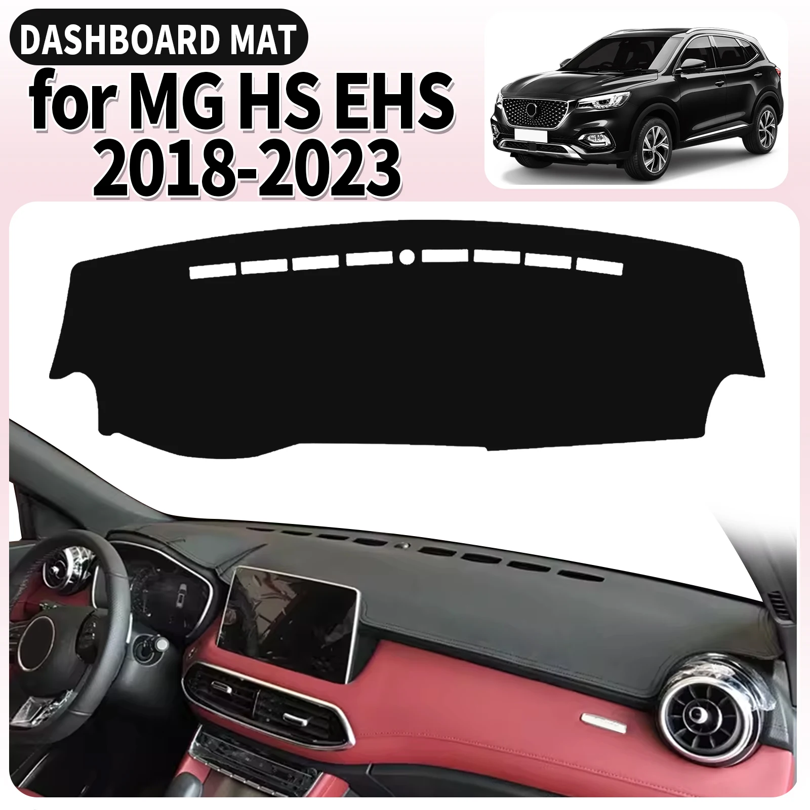 

fit for MG HS EHS 2018-2022 2023 PHEV Dashmat Dashboard Cover Pad DashMat Sunshade Accessories Protective Carpet Car Leather
