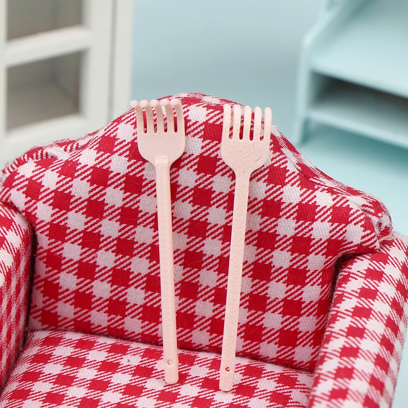 [JN] 2 pièces 1:12 maison de poupée Miniature Mini grattoir arrière modèle accessoires de décoration jouets