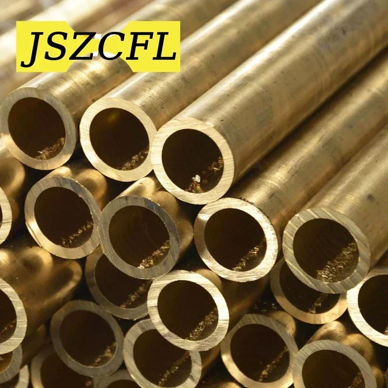 1PCS 1-6.5mm H62 Brass Capillary Tube, 0.2-1.5mm Wall Hollow Seamless Pipe 500mm for Instruments & Machinery